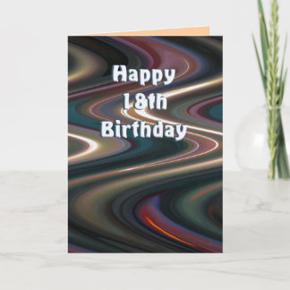 18th Birthday Card