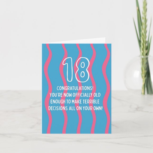 18th Birthday Card  (Front)