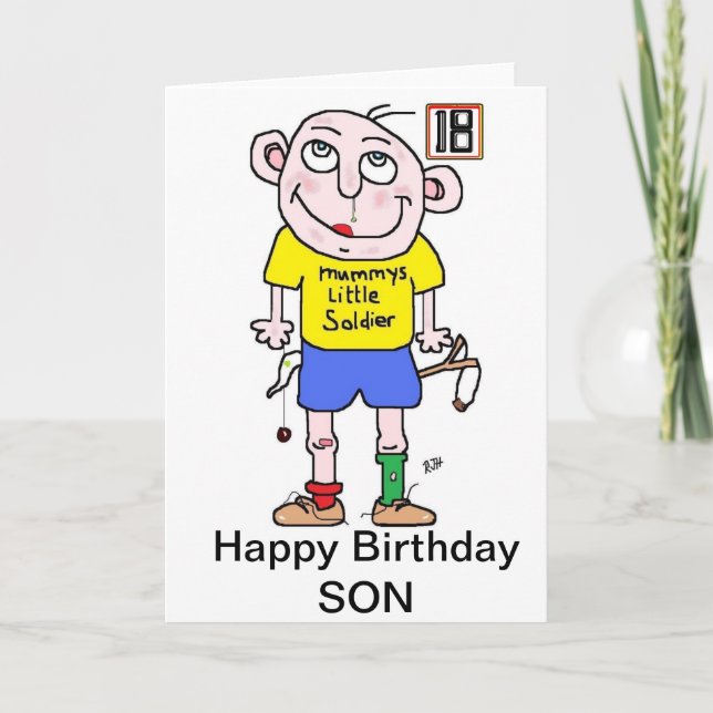 18TH BIRTHDAY CARD MALE (Front)