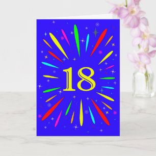 18th Birthday Explosion Card
