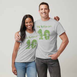 18th Birthday Gift Eighteen Custom Name T-Shirt