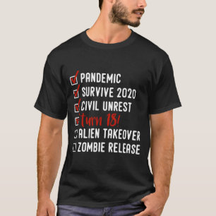 18th Birthday Gift For 18 Years Old  T-Shirt