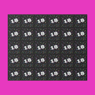 18th Birthday Gift Wrap Wrapping Paper