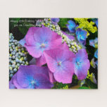 18th Birthday Granddaughter. Jigsaw Puzzle<br><div class="desc">Happy 18th Birthday Granddaughter.Jigsaws Flower Arrangements, These Jigsaws are made of sturdy cardboard and mounted on chipboard, these puzzles are printed in vivid and full color. For hours of puzzle enjoyment, give a custom puzzle as a gift today! Size from: 11" x 14" (252 pieces) Up to: super size 20"...</div>