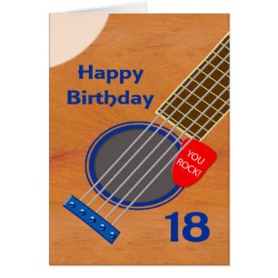 18th Birthday Guitar Player Birthday