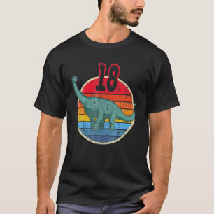 18Th Birthday I Brachiosaurus Diplodocus I Family T-Shirt
