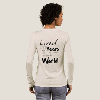 18th Birthday; Milestone into the Adulthood Tri-Blend Shirt