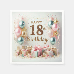 18th Birthday Napkin