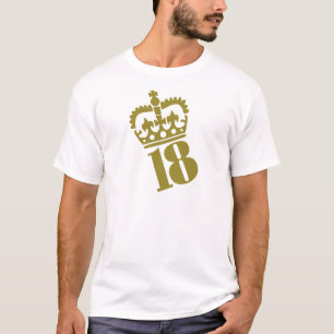 18th Birthday - Number – Eighteen T-Shirt