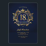 18th Birthday Party Invitation<br><div class="desc">An eighteenth birthday party invitation for a special celebration. (Logo vector created by freepik - www.freepik.com). The card is easy to customise with your wording, font, font colour and paper shape options. Not exactly what you're looking for? All our products can be custom designed to meet your needs at no...</div>