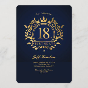 18th Birthday Party Invitation