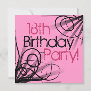 18th Birthday Party Invitations