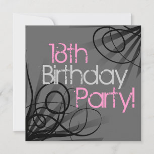 18th Birthday Party Invitations