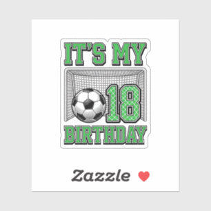 18th Birthday Soccer Vintage