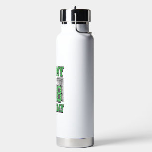 18th Birthday Soccer Vintage Water Bottle