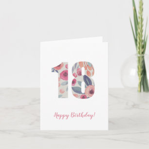 18th Birthday Thank You Card