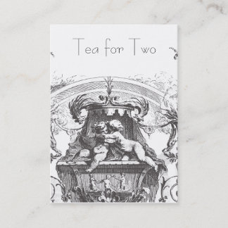 18th Century Cherub Rococo Business Card