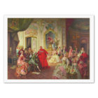 18th Century Elegant Gathering Motif Decoupage