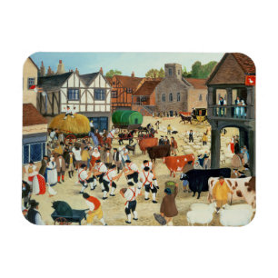 18th century Mayfair cattle market Magnet