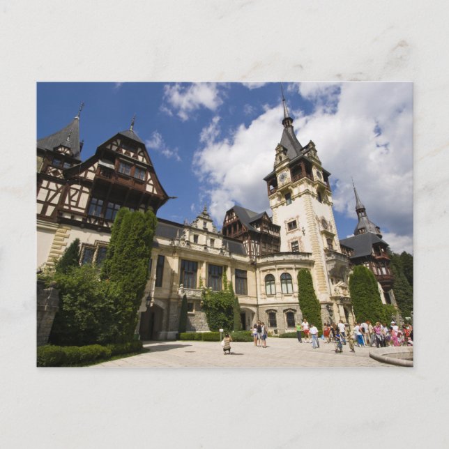 18th Century Peles Castle, Sinaia, Romania, 2 Postcard (Front)