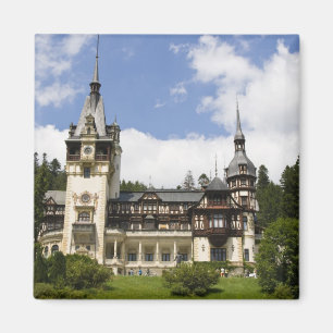 18th Century Peles Castle, Sinaia, Romania, Magnet