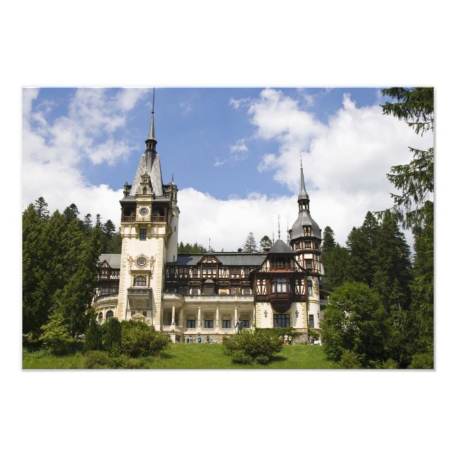 18th Century Peles Castle, Sinaia, Romania, Photo Print (Front)