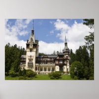 18th Century Peles Castle, Sinaia, Romania,