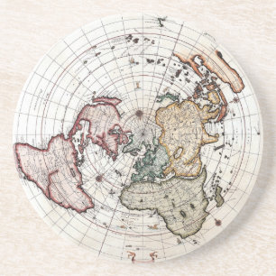18'th Century Polar Map Coaster
