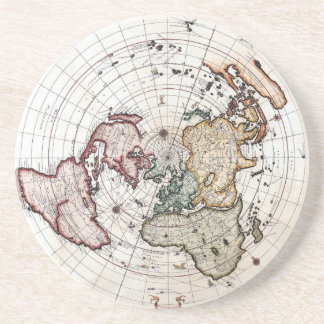 18'th Century Polar Map Coaster