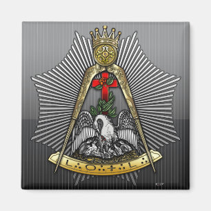 18th Degree: Knight of the Rose Croix Magnet