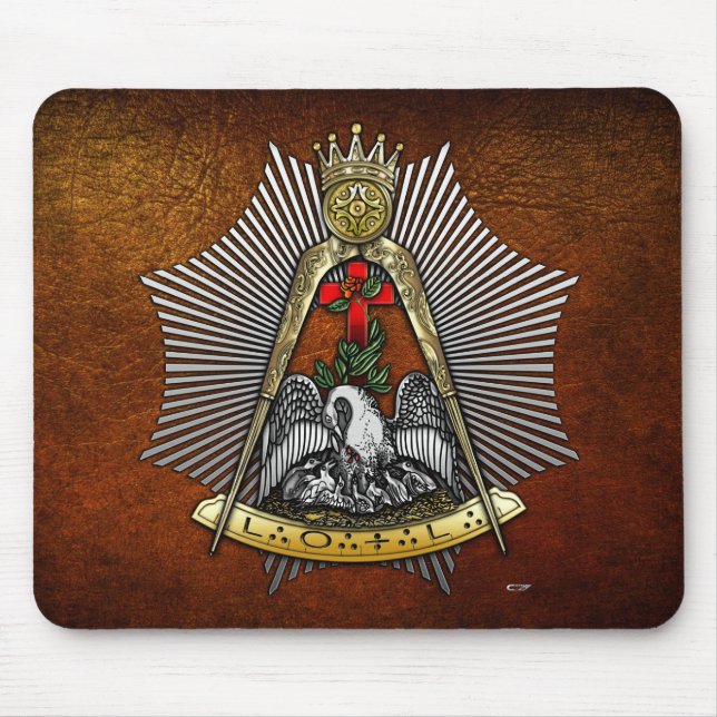 18th Degree: Knight of the Rose Croix Mouse Pad (Front)