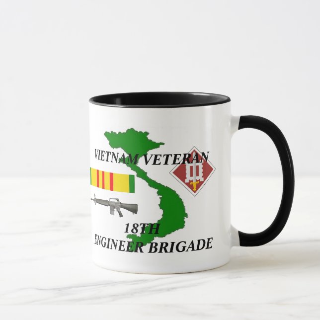 18th Engineer Brigade Vietnam Veteran Coffee Mugs (Right)