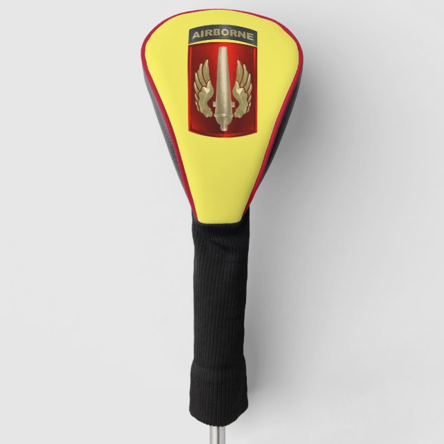 18th Field Artillery Brigade (Airborne) Patch Golf Head Cover (Front)