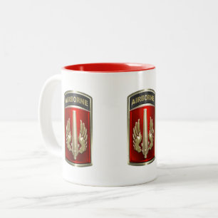 18th Field Artillery Brigade Airborne Two-Tone Coffee Mug