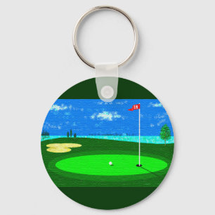 18th Hole Key Ring