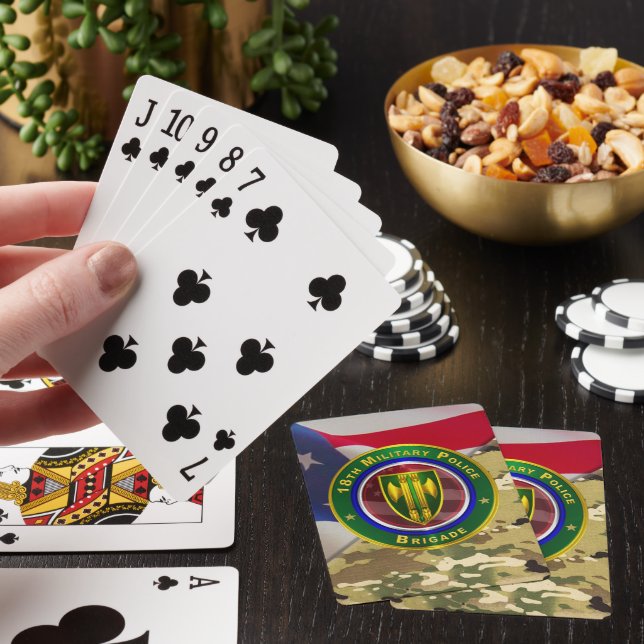 18th MP Military Police Brigade  Playing Cards (In Situ)