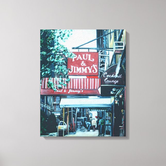 18th Street Sparkle Canvas Print (Front)