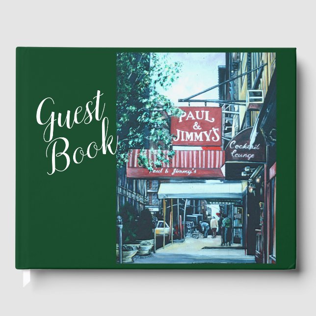 18th Street Sparkle Guest Book (Front)