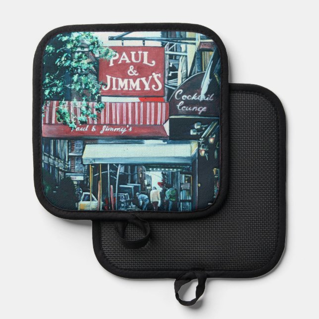 18th Street Sparkle Pot Holder (Front/Back)