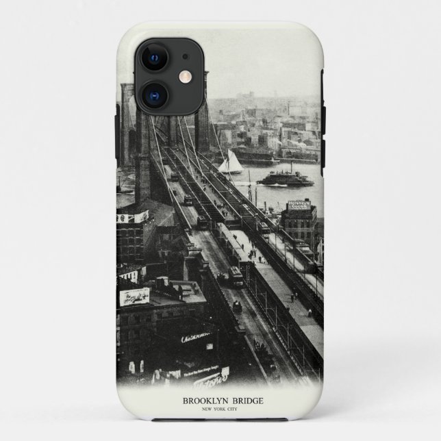 1900 Brooklyn Bridge Case-Mate iPhone Case (Back)