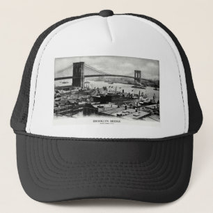 1900 Brooklyn Bridge Panorama Trucker Hat