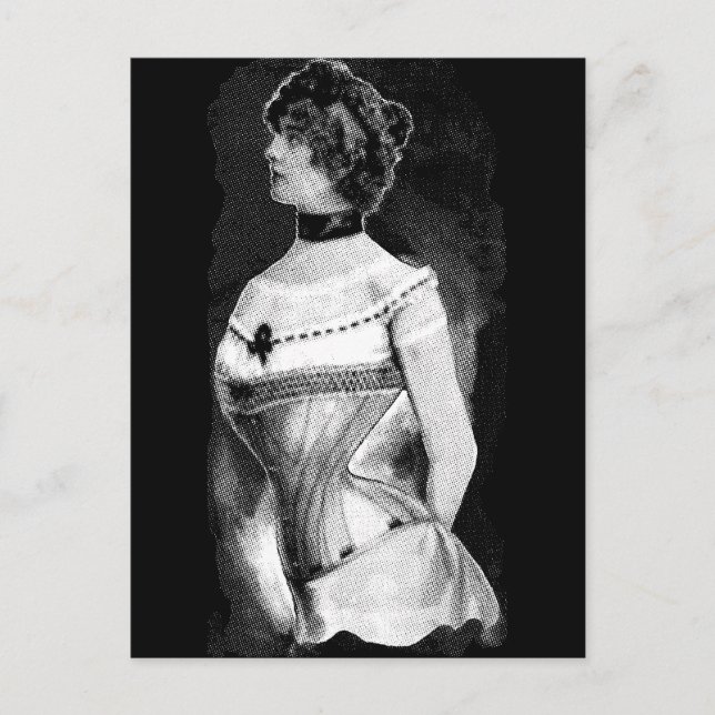 1900 Corset Ad Postcard (Front)