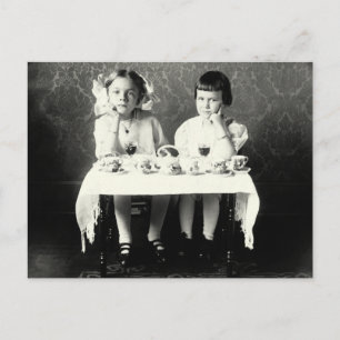 1900 Girlfriends Tea Party Postcard