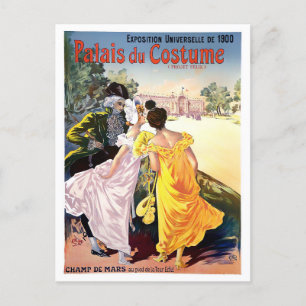 1900 Paris World Expo France vintage travel Postcard