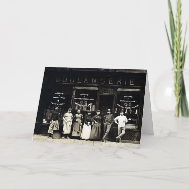 1900 Parisian Bakery Card (Front)