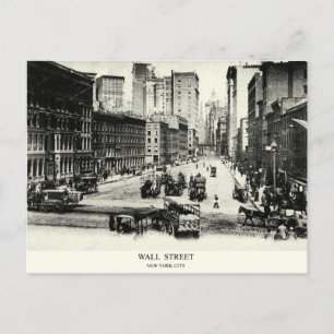 1900 Wall Street Postcard