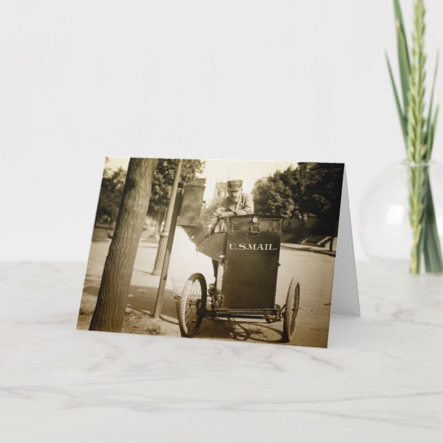 1900s Mail Man Card (Front)