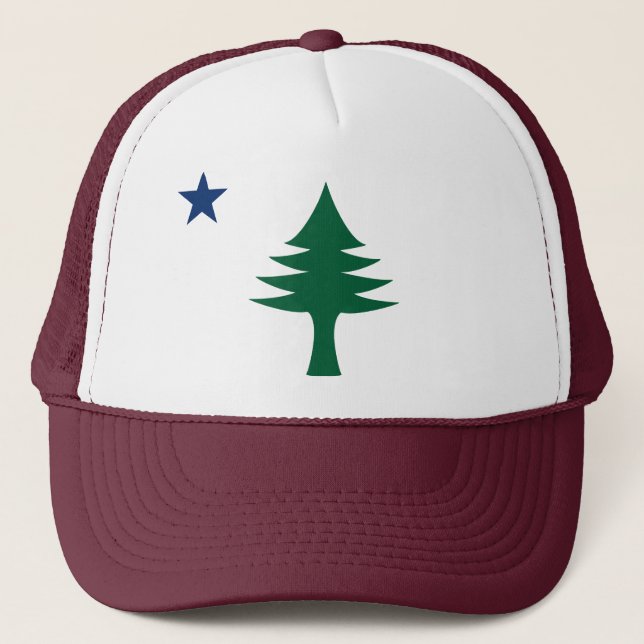 1901 Maine Flag Hat (Front)
