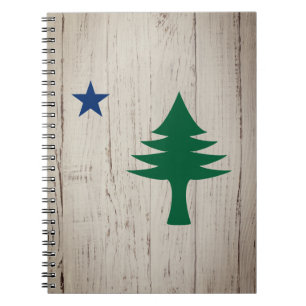 1901 Maine Flag Notebook