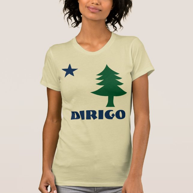 1901 Maine Flag T-Shirt - Dirigo Edition (Front)